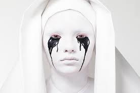 Snow white makeup was previously just used for stage shows movies and. Simple Halloween Look Weeping Nun Makeup Beautylish
