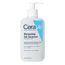I admit i got kinda scared. Cerave Renewing Sa Face Cleanser For Normal Skin 8 Oz Walmart Com Walmart Com