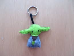 Porte Clef Yoda En Feutrine Feutrine Porte Clef