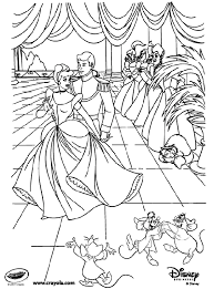 Disney Princess Cinderella At The Ball On Crayola Com Cinderella Coloring Pages Disney Princess Coloring Pages Princess Coloring Pages