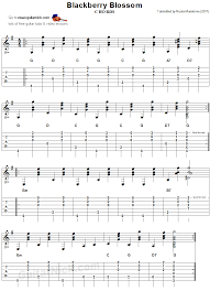 The chart gives an overview over some often used chords in the most common played keys. Blackberry Blossom Chords Sheet Music Guitar Tab Guitarnick Com