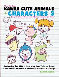 To learn how to draw anime guy in general, as an object, you need to apply the knowledge of academic drawing. How To Draw Kawaii Cute Animals Characters 3 Easy To Draw Anime And Manga Drawing For Kids Cartooning For Kids Learning How To Draw Super Cute Characters Doodles