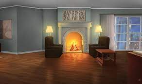 Apartment Living Room Night Living Room Background Anime Backgrounds Wallpapers Episode Interactive Backgrounds