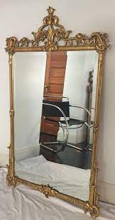Vintage Gold Gilt Gilded Mirror On Chairish Com Fireplace Mirror Vintage Gold Mirror Vintage Mirror Wall