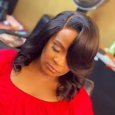 Happy Birthday To My Amazingly Long Time Client @mrsthompson_23 🎊🎁🎉🎂🎈  She Is Rocking A Lace Closure Install For Her Birthday Today 🥳 • • •  #krownedbyqwan #krownedbyqwanstudio #krownedbyqwanhairkollection  #birthdayhair #libraseason ...