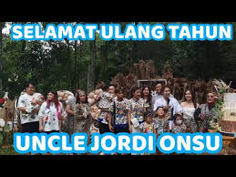 ❤~ semoga di hari bahagia ini,allah swt sentiasa memberikan taufik,rahmat,barakah juga lindungan kesihatan selamat hari lahir !!! Serunya Uncle Jordi Onsu Merayakan Hari Ulang Tahunnya Cuap Cuap Update Youtube