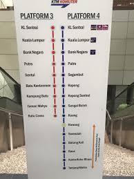 These are the putra, bank negara, kuala lumpur and kl sentral stations. Ktmæ¢è·¯çº¿äº† å†ä¹Ÿæ²¡æœ‰rawang Midvalleyçš„ç›´é€šè·¯çº¿ æ­ktmçš„æœ‹å‹è¦æ³¨æ„äº†