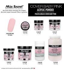 Mia Secret Cover Baby Pink Acrylic Powder Pink Acrylics Acrylic Powder Baby Pink Acrylics