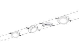 spot led sur cable ou fil tendu paulmann 4 4w mac round wire track lighting track lighting kitchen track lighting