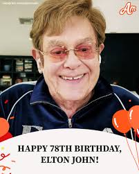 Today, legendary "Rocket Man" Elton John celebrates his 78th birthday!  🎉🎉🎉 We wish him good health, many more years of joy with his two sons,  and everlasting love.🚀