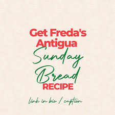 Freda's rich Antigua Sunday Bread is a great accompanient to the  traditional Antiguan breakfast of stewed saltfish and chopped eggplant! 😋  Click the link in our bio to try this recipe by @