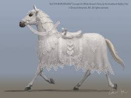 Alice In Wonderland 2010 Photo White Queen S Horse Concept Art Horses White Horses White Horse