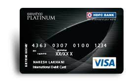 Get free access to any atm with our fidelity® debit card1. Easyshop Platinum Debit Card Ultimate Cash Back Card On Shopping Hdfc Bank