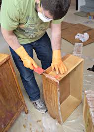 Sandpaper makes a lot of dust and mess and takes forever. How To Easily Remove Paint Varnish From Old Furniture Our Home Made Easy