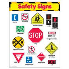 Safety Charts Posters K 12 School Supplies