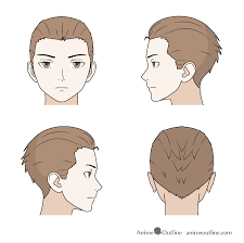Baldies what a better way to start talking about hairstyles than by referring to those who. How To Draw Anime Manga Male Female Hair Animeoutline