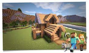 These minecraft houses aren't for vertigo sufferers, but minecraft treehouses are a great way to escape the creepers that come out at night to save you time repairing your minecraft shield. How Two Build A House In Minecraft Step By Step Linux Hint
