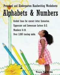 Alphabet printable activities is an extension of preschool alphabet activities and crafts. Alphabets And Numbers Preschool And Kindergarten Handwriting Worksheets Write Trace To 9781977502513 Amazon Com Books