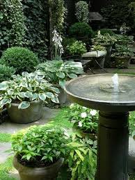 Pin By Jane Corn On Cottage On Friendship Lane Shade Garden Garden Fountains Water Features In The Garden