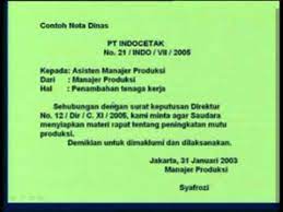Surat dinas itu sendiri berfungsi sebagai alat komunikasi tertulis untuk menyampaikan pesan atau. Contoh Surat Dinas Bahasa Indonesia