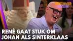 René van der Gijp gaat stuk om Johan Derksen als Sint: 'Bij ... - YouTube