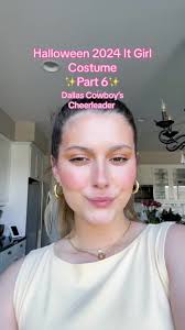 Halloween 2024 it girl costume is definitely the Dallas Cowboys  cheerleaders! I love this spin