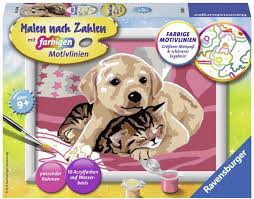 Versandkostenfrei innerhalb de ab 50 euro. Ravensburger Malen Nach Zahlen 28031 Gute Freunde Fur Kinder Ab 9 Jahren Amazon De Spielzeug