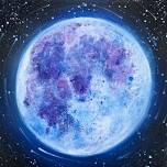Paint Nite: Glowing Galaxy Moon