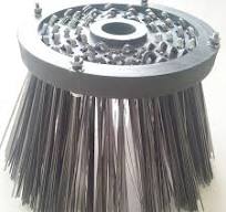 Rotary 400mm Side Brush Curb Road Sweeper Brushes Steel Wire Gutter Broom