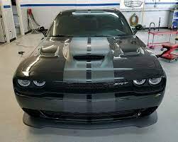 Custom Touch Accents On Twitter Rally Stripes Dodge Challenger Black Dodge Challenger