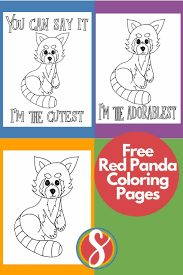 Maybe you would like to learn more about one of these? 4 Free Red Panda Coloring Pages Stevie Doodles Free Printable Coloring Pages