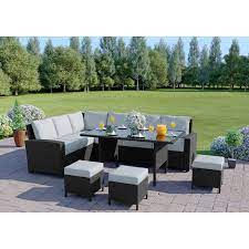 9 Seater Rattan Sofa Set Rattan Corner Sofa Corner Sofa Set Sofa Dining Table