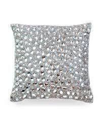 Jet Set Pillow By Casa Chic Silver Podushki