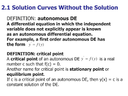 Ppt First Order Differential Equations Powerpoint Presentation Free Download Id 6078440