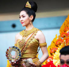 นางสงกรานต ท งษะเทว thailand 潑水節 송크란 ソンクラン traditionelle mode thailandisches kleid jungs