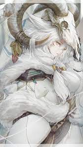 The horned humanoid trope as used in popular culture. Hd Wallpaper Anime Anime Girls Original Characters Horns Marumoru Skull Wallpaper Flare