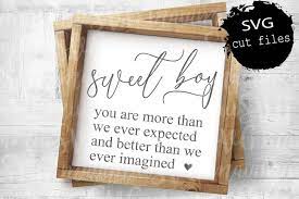 Sweet Boy Svg Baby Boy Svg Boy Svg New Baby Svg Dxf Png 254424 Cut Files Design Bundles