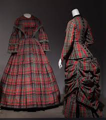 In 1856 Queen Victoria S Balmoral Castle Was Decorated In Tartan Upholstery Curtains And Carpet The Tartan Pat Victorian Fashion Fashion Historical Dresses