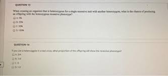 U n i t 3 : What Is Another Name For An Organism That Is Heterozygous For A Trait