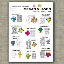 Cool And Funny Seating Chart For Weddings Birthdays And