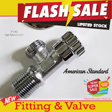 Kran air berkualitas selanjutnya adalah berasal dari merk yang sudah mendunia yaitu american standard. American Standard Stop Angle Valve Stop Kran Wastafel Water Heater Toko Online Perlengkapan Kamar Mandi Dapur