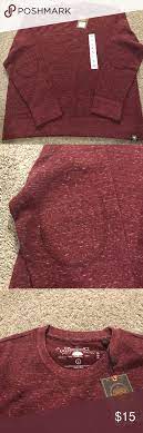 Copper Oak Long Sleeve Crewneck Fleece Pullover Comfy Updated Take On The Collegiate Pullover Cool Elbow Details Fleece Pullover Clothes Design Elbow Detail