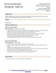 Maybe you would like to learn more about one of these? Receiving Manager Resume Samples Qwikresume