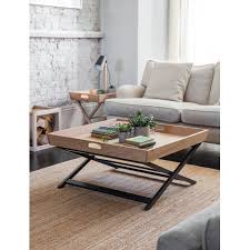4.7 out of 5 stars with 3 ratings. Oak Butlers Coffee Table Square In Black Garden Trading