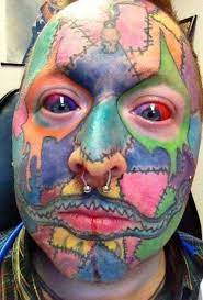 Worst Face Tattoos The Most Regrettable Face Tattoos Of All Time Face Art Bad Face Tattoos Bad Tattoos