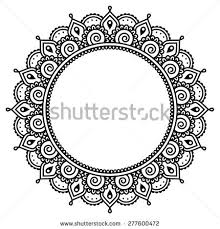 Indian Stock Vectors Vector Clip Art Indian Henna Henna Tattoo Henna Tattoo Designs