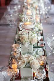 True Reflection 40 Gorgeous Mirrored Wedding Ideas Wedding Candles Wedding Table Wedding Centerpieces