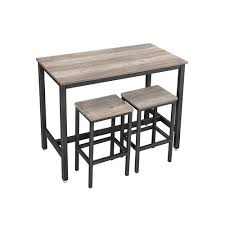 0 out of 5 stars, based on 0 reviews current price $173.99 $ 173. Gray Bar Table And Stools Set For Sale Home Furniture Vasagle By Songmics