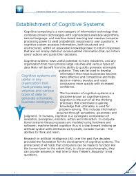 Plus, they tend to lighten the mood and make people smile. Cognitive Systems Redefine Business Potential White Paper