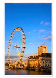 The London Eye Posters And Prints Posterlounge Com